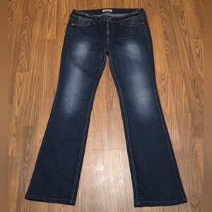Guess Women's Bootcut Jeans Size 29 Dark Wash Mid Rise Denim Classic Y2K E74